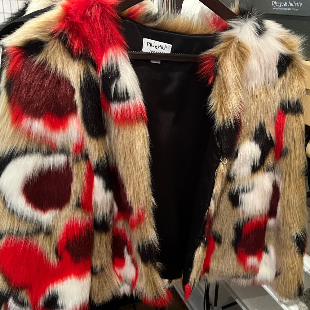 Faux fur jacket